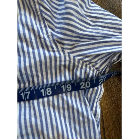 Anthropologie Rails Banker Strips with Pearls Button Down Size Small 1075 - Picture 9 of 13